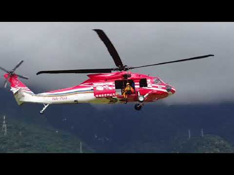 黑鷹展翅共勤防災 花蓮林管處吊掛訓練