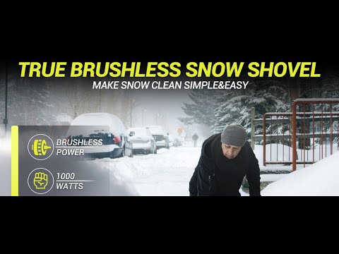 LITEKON Brushless Cordless Snow Shovel