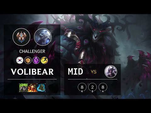 Volibear Mid vs Syndra - KR Challenger Patch 10.16
