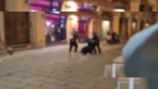 Bologna, il video della rissa con calci e cinghiate in via Zamboni: «Gli aggressori scappati prim...