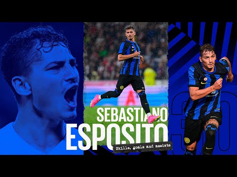 BLACK AND BLUE TALENT AND INSTINCT 🔥 | SEBASTIANO ESPOSITO | SKILLS, GOALS, AND ASSISTS 🖤💙