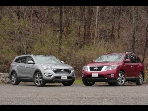 2013 Nissan Pathfinder vs 2013 Hyundai Santa Fe