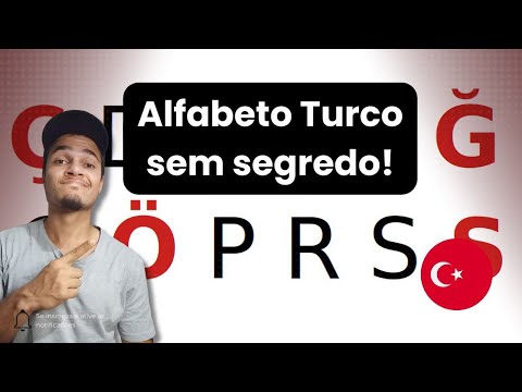 Aprenda o alfabeto turco do zero | Aula para iniciantes