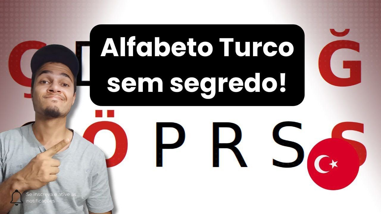 Aprenda o alfabeto turco do zero | Aula para iniciantes