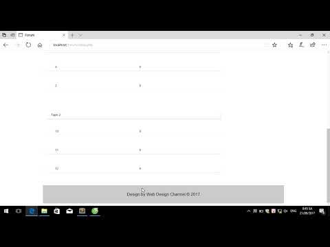Create Forum Use PHP and Bootstrap Part 42
