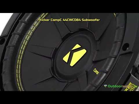 Kicker 44CWCD84 CompC 8 Inch 4 Ohm 200 Watt RMS Power Dual Voice Coil Car Audio Sub Subwoofer Review