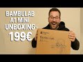 Bambu Lab A1 Mini UNBOXING Erster Druck