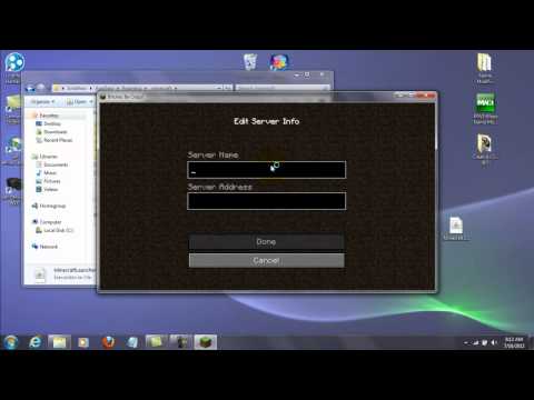 THECODHACKER96 - How to play cracked Minecraft servers/Play multiplayer on a cracked Minecraft