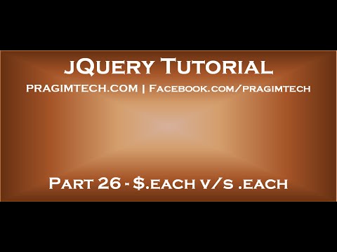 Difference between each and each