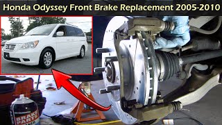 Honda Odyssey Front Brake Rotor & Pad Install 2005 - 2010