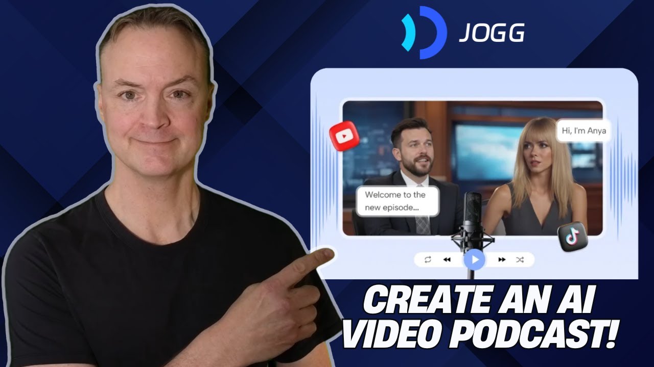 NotebookLM Was Just the Start - JoggAI Brings Your Content On Screen | Realistic AI Video Podcast