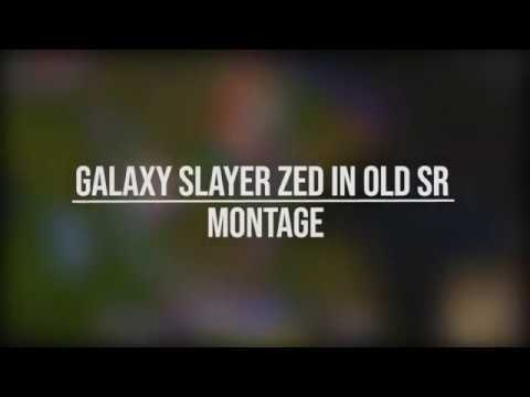 Galaxy Slayer Zed in Old SR Montage | Practice with BOTS LOL