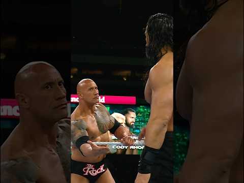 It’s been a minute for The Rock… but he’s back now. 🔥 #WrestleMania