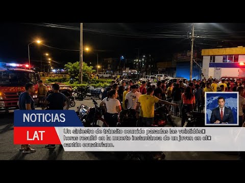 Tragedia en La Concordia: Joven muere en accidente de motocicleta