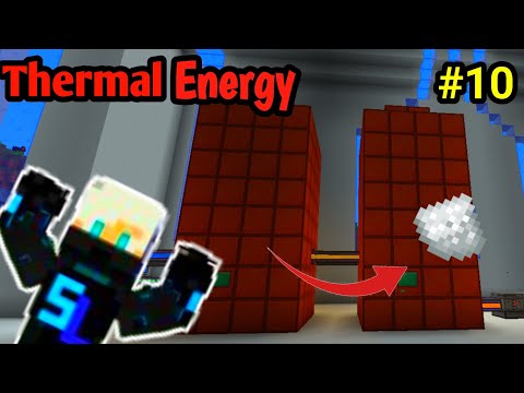 INSANE!! I TRANSFORMED THERMAL ENERGY INTO LITHIUM DUST! - Minecraft Modded Series