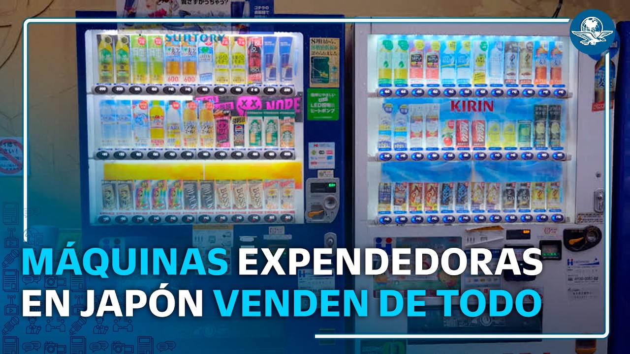 Máquinas expendedoras de Japón ahora venden de todo