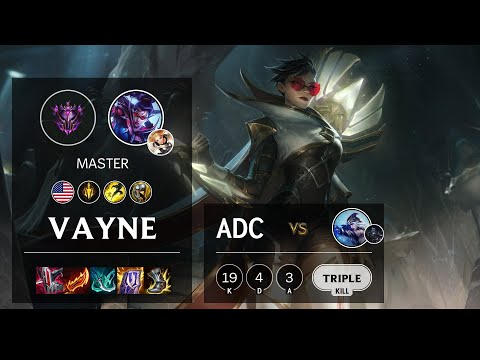 Vayne ADC vs Ashe - NA Master Patch 11.22