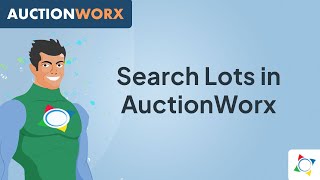 How to Search Lots in AuctionWorx