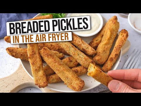 Air Fryer Breaded Pickle Spears [Homemade]