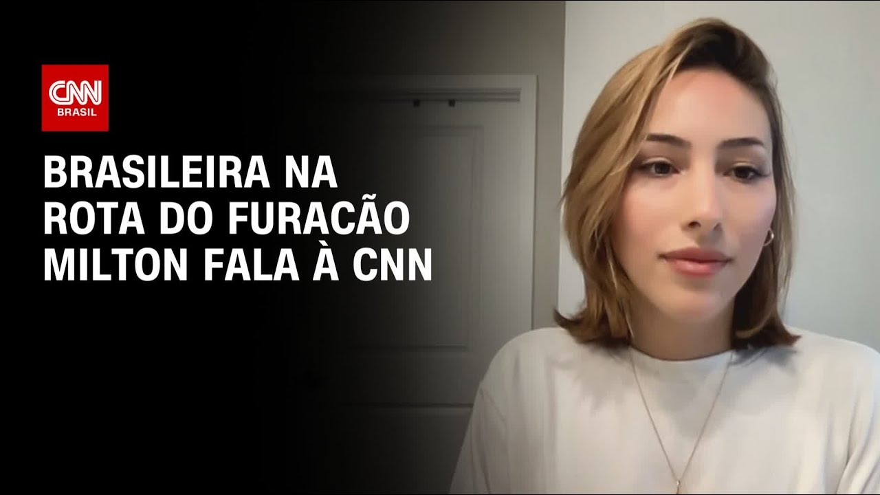 Brasileira na rota do furacão Milton fala à CNN | BASTIDORES CNN