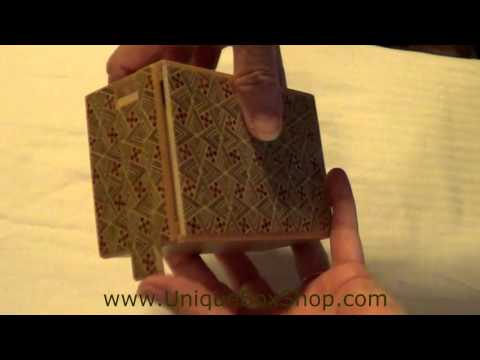 7 Step Japanese Secret Box - How to Open