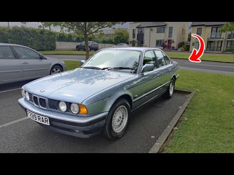 Living with a 1989 E34 BMW 525i, walk around and review
