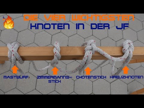 Die vier wichtigsten Knoten in der Jugendfeuerwehr | Lernvideos #1