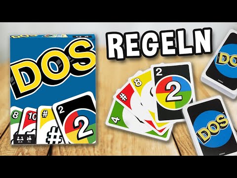 DOS - Spielregeln TV (Spielanleitung Deutsch) - MATTEL GAMING (UNO Original) KARTENSPIEL