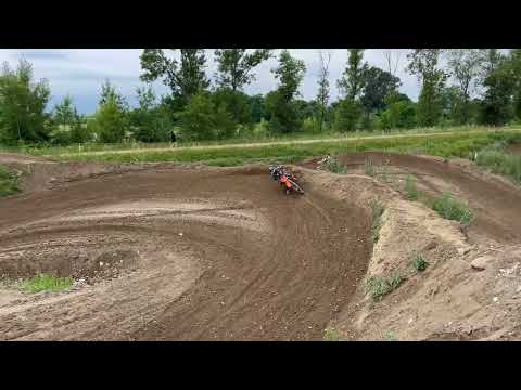 One lap in cross park Krško