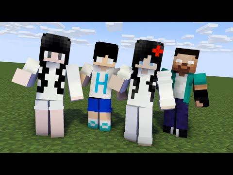 MONSTER SCHOOL : SKIRRI HEROBRINE FAMILY - MINECRAFT ANIMATION