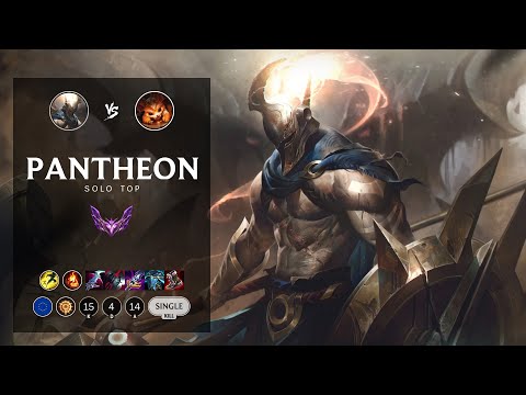 Pantheon Top vs Gnar - EUW Master Patch 12.13