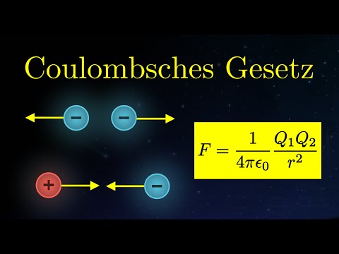 Das Coulombsche Gesetz EINFACH erklärt (Beispiel) | Elektrizität (1 von 14)