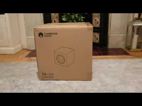Unboxing of Cambridge Audio SX-120 subwoofer