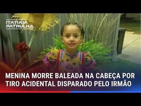 MENINA MORRE BALEADA NA CABEÇA POR TIRO ACIDENTAL DISPARADO PELO IRMÃO EM MG