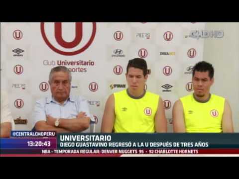 Central CMD: Diego Guastavino regresó a Universitario luego de tres años
