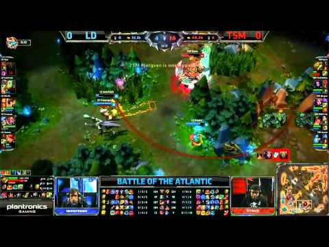 Dyrus kill-mode 1 vs 4 on Renekton | TSM vs Lemondogs