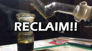 How To Clean Your Rig & Collect Your Reclaim!! (2016!) (2.7g of reclaim!!)