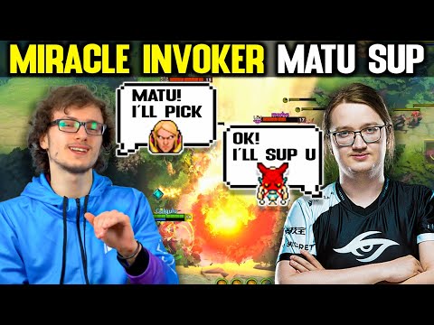 MIRACLE PICKED INVOKER and MATU PICKED GRIM TO SUPPORT HIM!