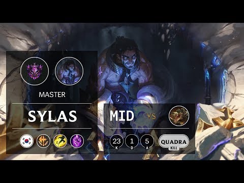 Sylas Mid vs Renekton - KR Master Patch 9.18