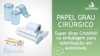 Papel Grau Cirúrgico Super Dicas na Embalagem para Esterilização em Autoclaves