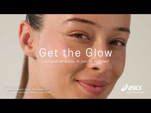 Asics' 'Get the Glow' campaign.