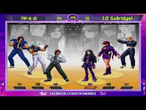 A di (阿弟仔) Vs ZJZ GxBridget FT10 KOF 2002 UM - Outro Estilo