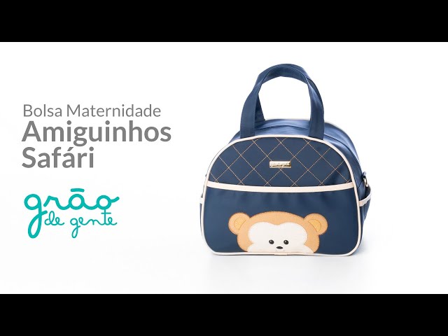 BOLSA MATERNIDADE AMIGUINHOS SAFÁRI | GRÃO DE GENTE