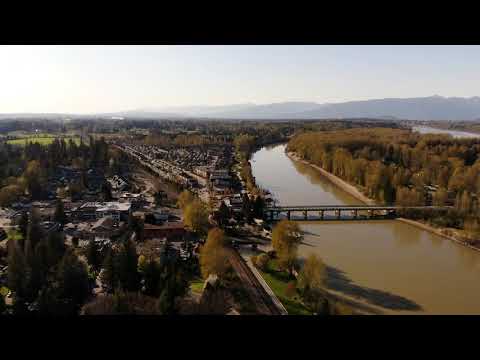 Fort Langley from sky