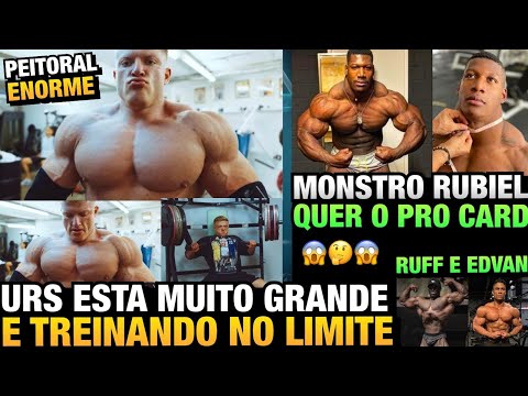 URS MOSTRA PEITORAL GIGANTE E DENSO - RUFF BUSCA  RAMON E URS ?? + RUBIEL E EDVAN