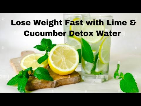 Lose Weight Fast with Lemon & Cucumber Detox Water | Detox water for weight loss | Weight loss tips