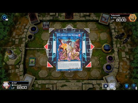 Summoning Five-Headed Link Dragon! Yu-Gi-Oh! Master Duel Online Ranked (PS5 4K)