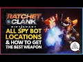 Ratchet & Clank Rift Apart | All Spy Bot Locations & How to Get the ULTIMATE WEAPON