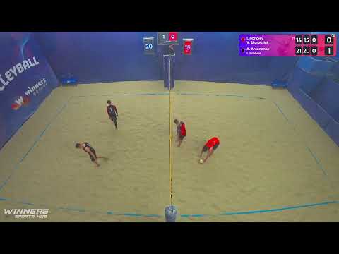 18:40 I. Horiaiev / V. Skorbatiuk - A. Antonenko / I. Ivanov 17.05.2023 | Winners Beach Volleyball