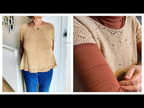 Rundpasse Shirt TwinkelZ stricken - Sommershirt in A- Linie